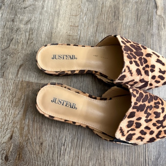 JustFab • Leopard Print Mules - Picture 4 of 7